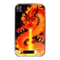 2026 1 oz Lucky Dragon Blazing Fire Silver Bar