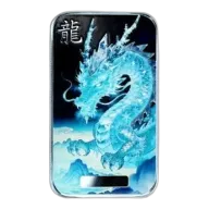 2026 1 oz Lucky Dragon Winter Frost Silver Bar
