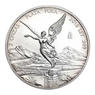 2 oz Libertad Silver Coin