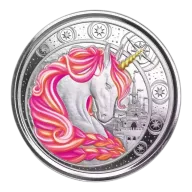 2023 Silver Ghana Unicorn "Jubilee" - Pink