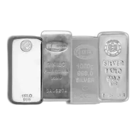 1 Kilo Silver Bar (Random Brand)