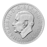 2023 1 oz .999 Fine Silver Britannia Coin BU - King Charles III