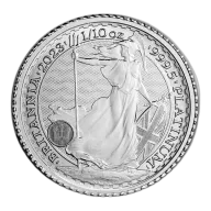2023 Great Britain 1/10 oz .9995 Fine Platinum Britannia Coin (King Charles III) BU