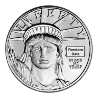 American Platinum Eagle (1/2 oz) $50 - BU - Random Date