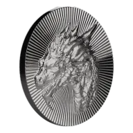 Scottsdale Dragon Stacker 1oz Silver Scottsdale Mint Round