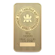 10 Gram (RCM) Royal Canadian Mint Gold Bar (New w/ Assay)