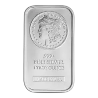 1 oz SilverTowne Morgan Silver Bar (New)
