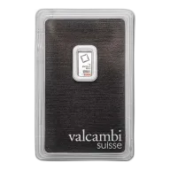 1 gram Platinum Bar - Valcambi Suisse - 999.5 Fine in Sealed Assay