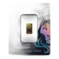 Scottsdale 1 gram Gold Prepper Bar in Certi-Lock