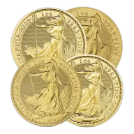 1 oz British Gold Britannia Coin (Random Year)