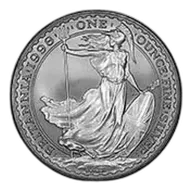 1998 1 oz Silver Britannia Bullion Coin