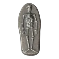 3 oz .999 Fine Silver Skeleton