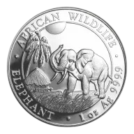 Somalia 1 oz Silver Elephant 2017