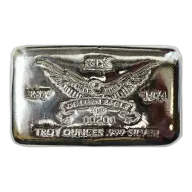 Golden Eagle 6 oz Silver Bar .999