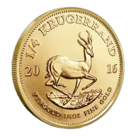 1/4 oz South African Gold Krugerrand Coin (Random Year, BU)