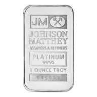 1 oz Johnson Matthey Platinum Bar (Secondary Market)