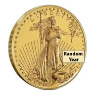 1/10 oz American Gold Eagle Coin (Random Year)