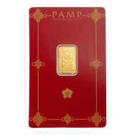 Pamp Suisse Lucky Cat 2.5 Gram Gold Bar - w/ Assay & Sleeve