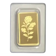 2.5 gram Gold Bar - PAMP Suisse Rosa Gold Bar .9999 Fine Gold - In Assay Card