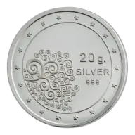 Misc. Minted Silver Round, 20 gram
