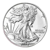 2026 1 oz American Silver Eagle Coin (BU, Camo Card)