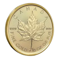 2026 1/2 oz Canadian Gold Maple Leaf Coin (BU)