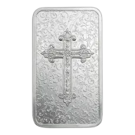 2026 1 oz Niue Silver Christian Cross PAMP Suisse Coin (New w/ Assay)