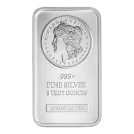 5 oz SilverTowne Morgan Silver Bar (New)
