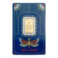 5 Gram PAMP Suisse Lucky Scarab Gold Bar (New w/Assay)
