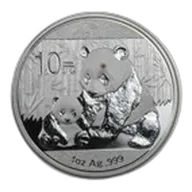 2012 1 oz Silver Chinese Panda (Spotted, Abrasions)