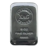 Intrinsic Tender XAG Cast 5oz Silver Bar