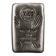 XAG 5oz Silver Cast Tiger Bar - Intrinsic Tender