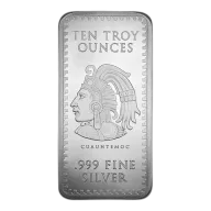 10 Oz Silver Bar Aztec Calendar