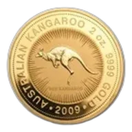 2009 Australia 2 oz Gold Nugget BU