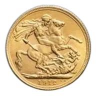 Great Britain Gold King Sovereign Coins (Random) Avg Circ