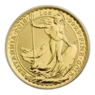 2018 Great Britain 1 oz Gold Britannia BU