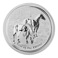 2014 1/2 oz Silver Australian Year of the Horse Coin - In Capsule