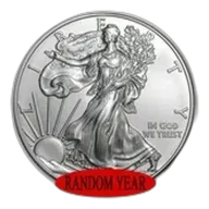 Random Year - 1 oz American $1 Silver Eagle Coin .999 Fine Silver BU