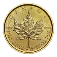 2021 Canada 1/2 oz Gold Maple Leaf