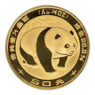 1/2 oz China Gold Panda - BU - Unsealed (Year Varies)