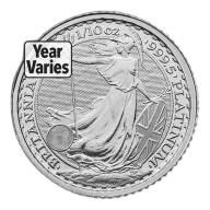 Platinum Britannia - 1/10 oz (Year Varies)