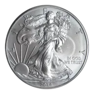 2014 $1 American Silver Eagle 1 oz Brilliant Uncirculated