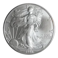 1998 $1 American Silver Eagle 1 oz Brilliant Uncirculated