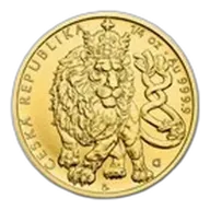 2026 Niue 1/4 oz Gold Czech Lion BU