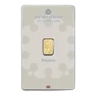 1 gram Gold Bar - The Royal Mint Britannia