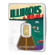 1/2 gram Gold Bar - Route 66 (Illinois TEP)