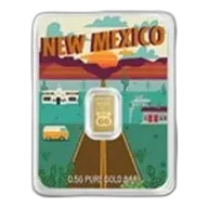 1/2 gram Gold Bar - Route 66 (New Mexico TEP)