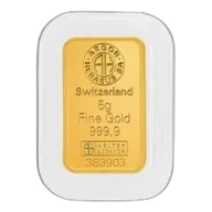5g Argor-Heraeus Gold Bar