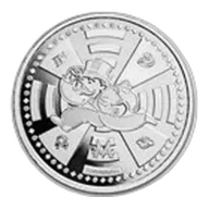 2024 Samoa 1 oz Silver Mr. Monopoly BU