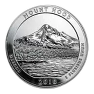 2010 5 oz Silver ATB Mount Hood National Park, OR